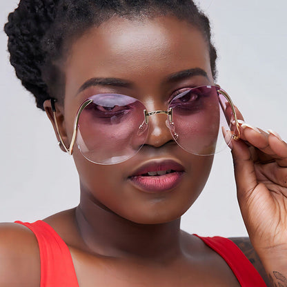 Women’s luxurious oversized sunglasses with innovative frame and UV protection Bowlift