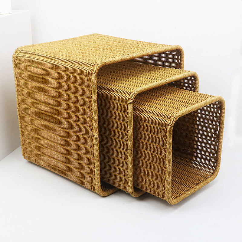 Rectangular Woven Storage Box Acalora