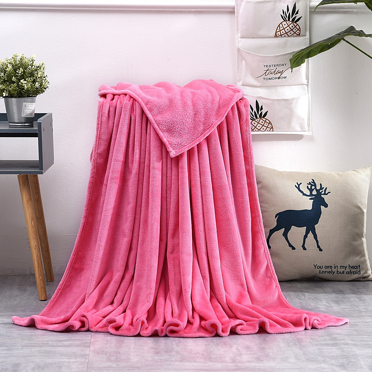 Plush Oversized Hooded Fleece Blanket