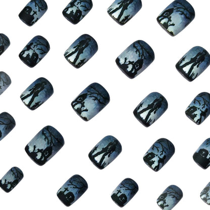 Gothic Graveyard Nail Art Acalora