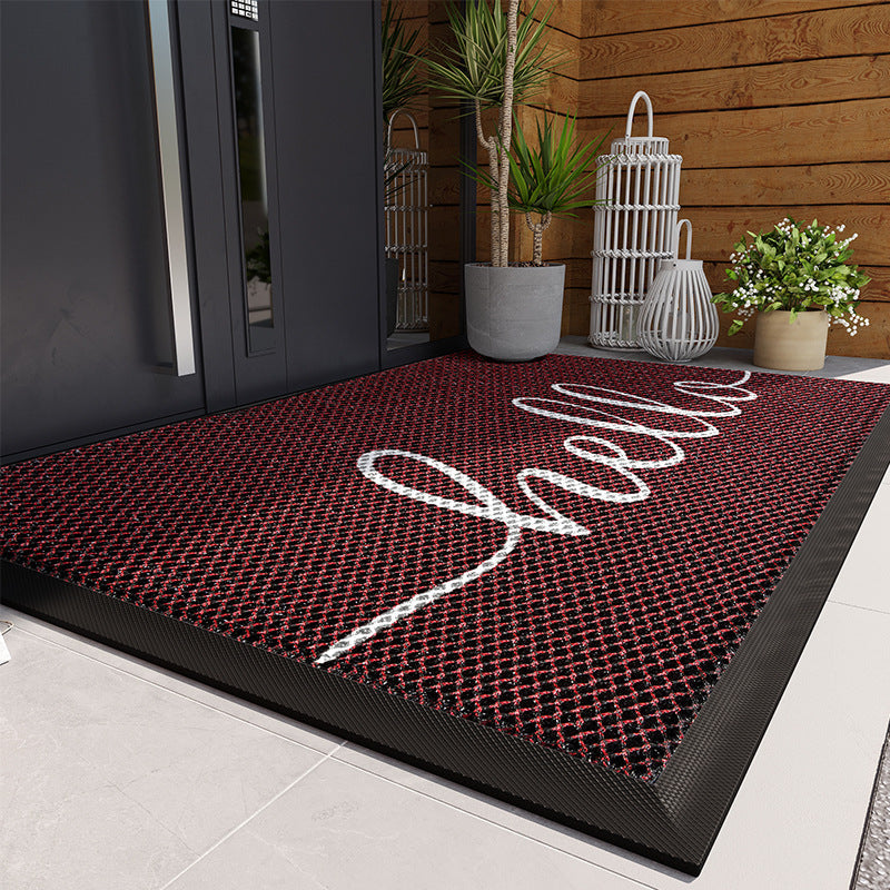 Textured Welcome Entrance Mat