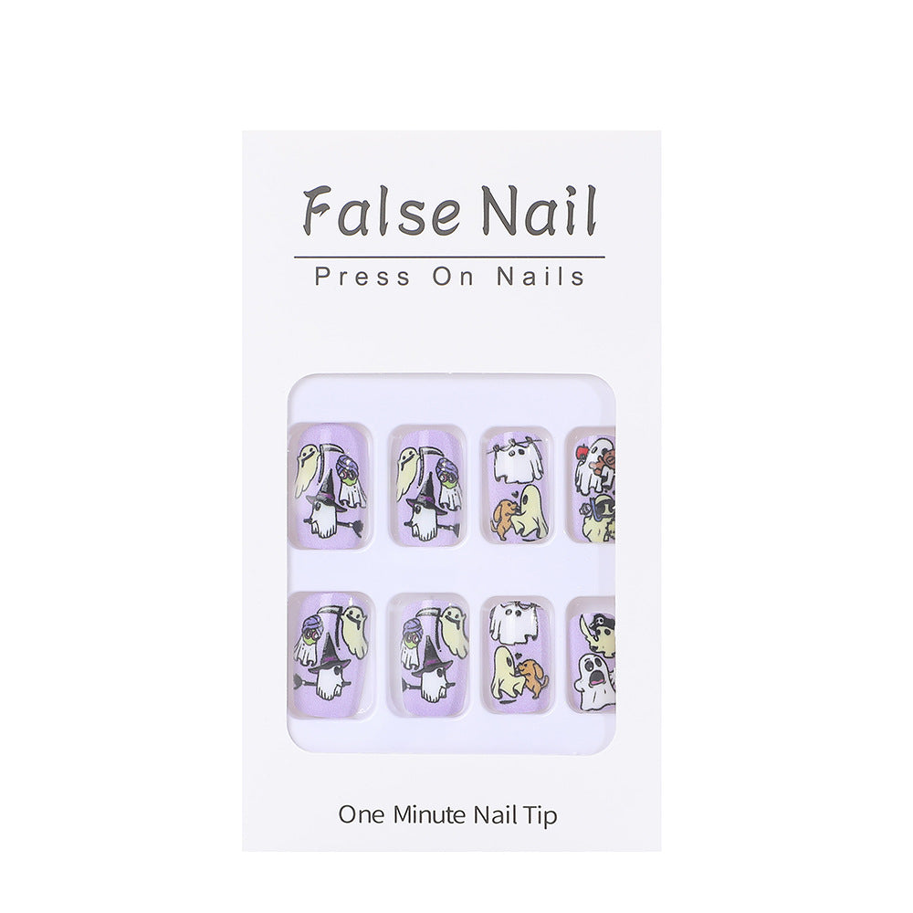 Creative Nail Set with Cartoon Designs Acalora