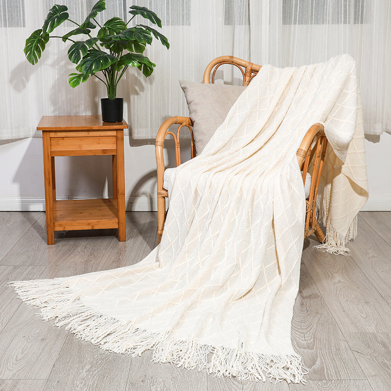 Cozy Knitted Throw