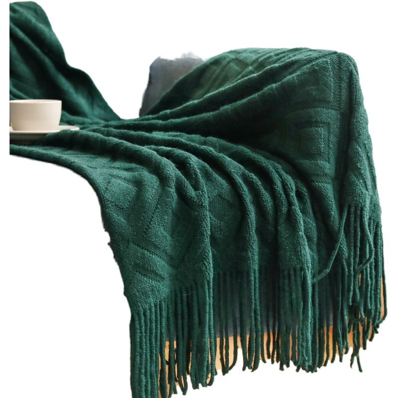 Unisex Cozy Knit Throw Blanket