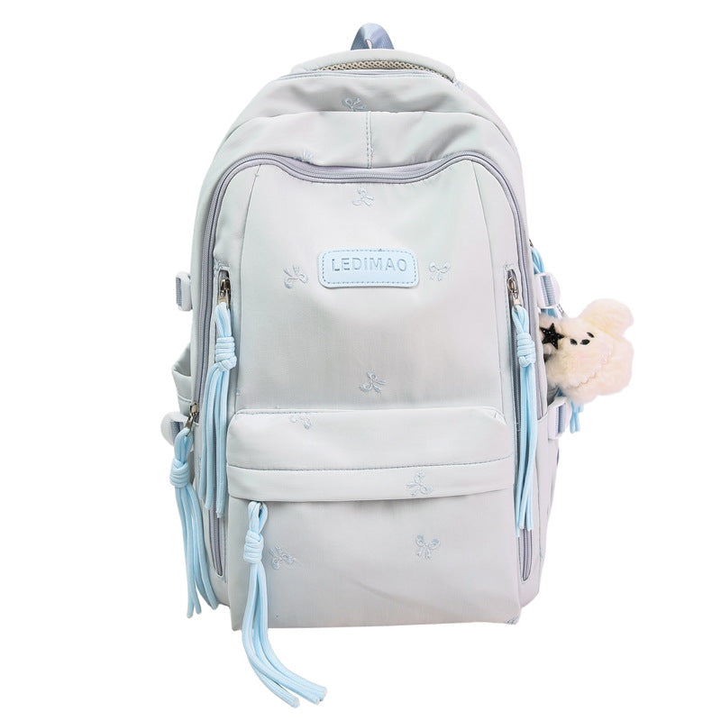 Casual embroidered school backpack Brehn