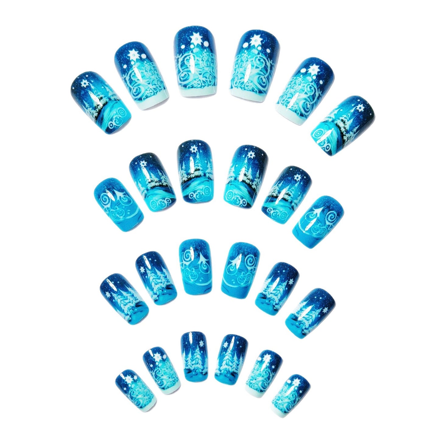 Winter Wonderland Nail Art Acalora