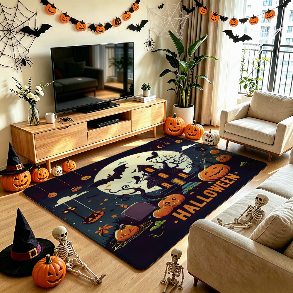 Unisex Halloween-Themed Area Rug