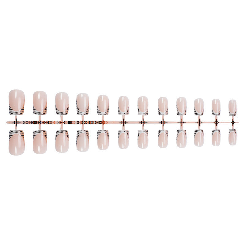 Abstract Pattern Press-On Nails Acalora