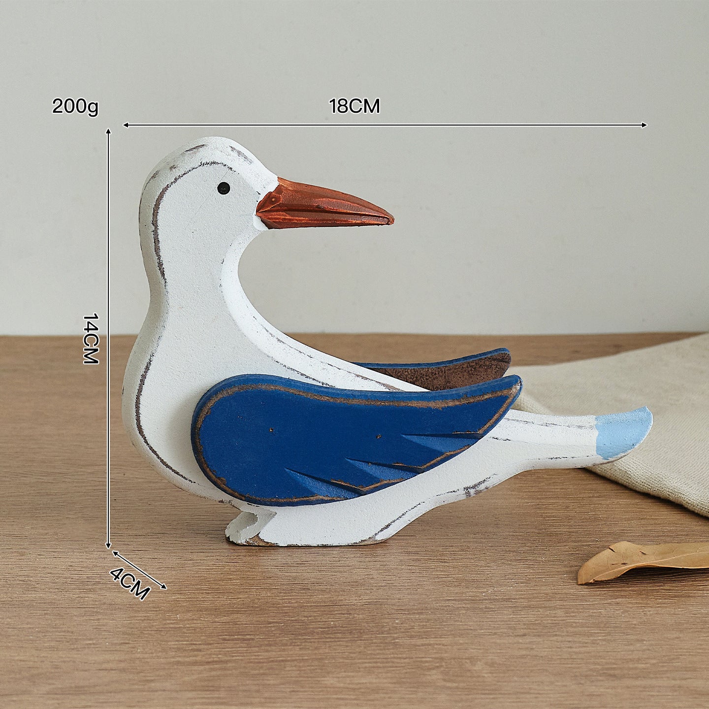 Decorative Stork Statue Accent