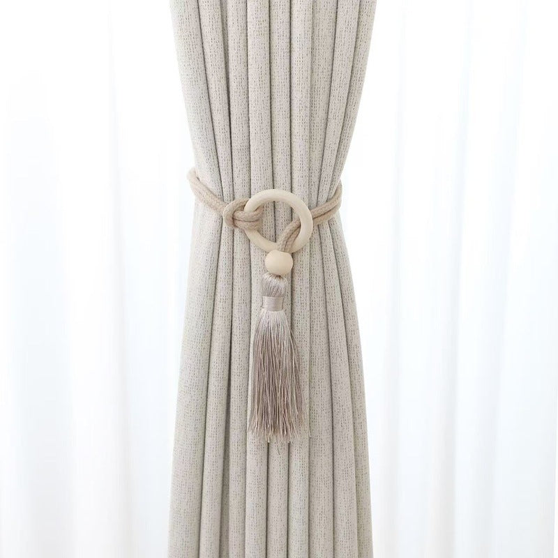 Elegant curtain tieback with tassels Acalora