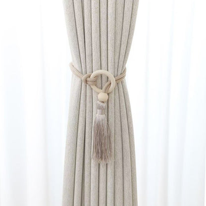Elegant curtain tieback with tassels Acalora