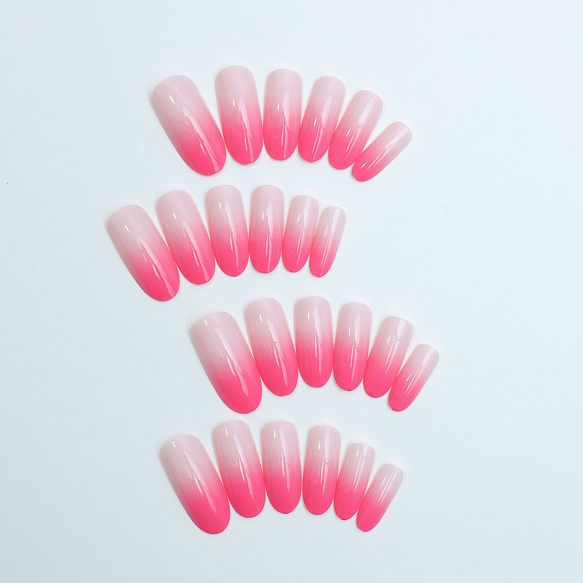 Elegant Ombre Press-On Nails Acalora
