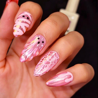 Whimsical Octopus-Themed Press-On Nails Acalora