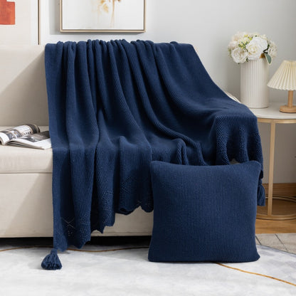 Home Decorative Knit Throw Blanket
