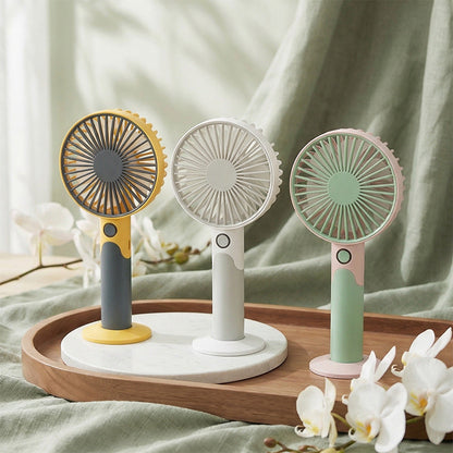 Women's portable cooling fan with flexible tilt angle Karnz