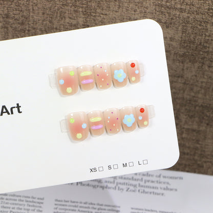 Fun-Themed Press-On Nail Set Acalora