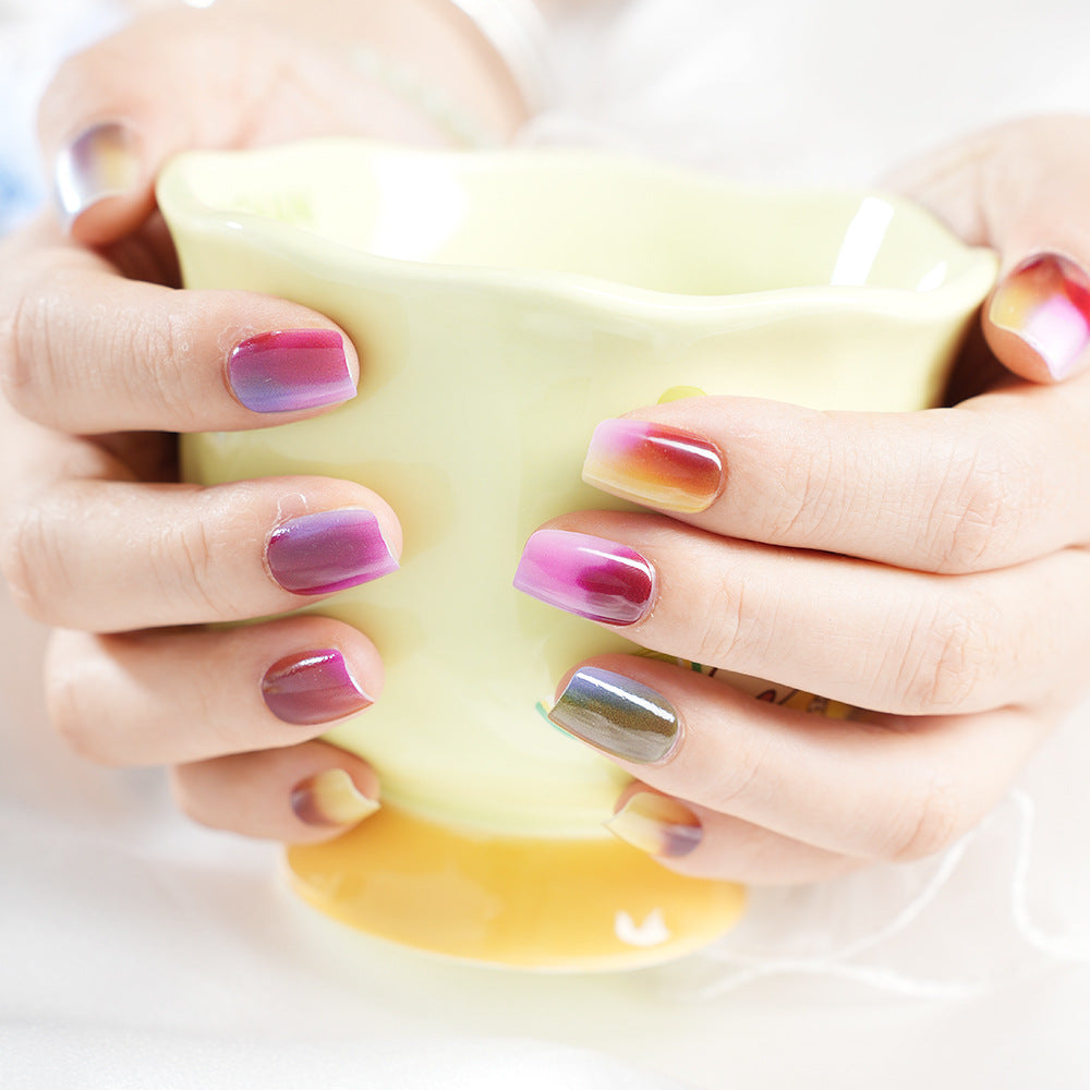 Ombre Gradient Press-On Nail Set Acalora