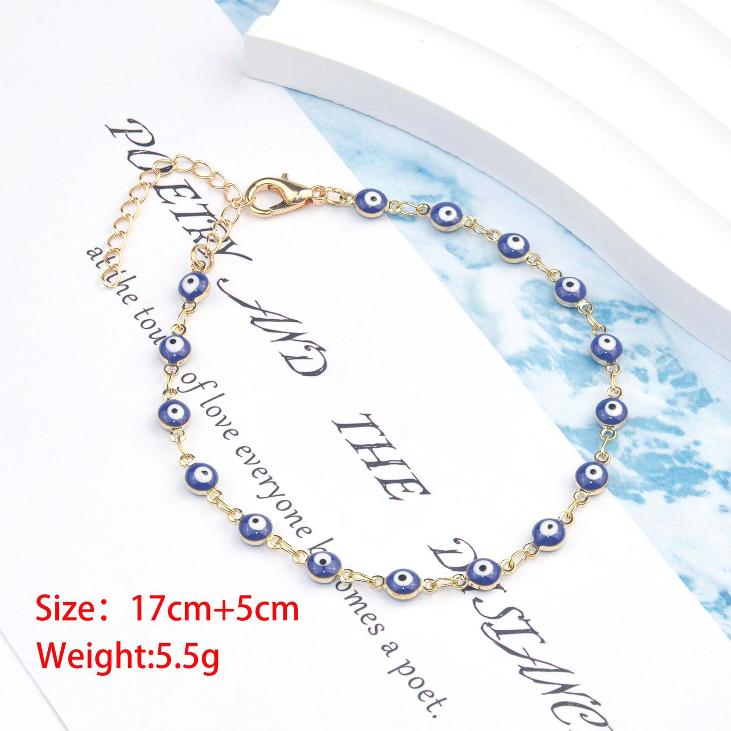 Colorful Eye Charm Eyewear Chain Acalora