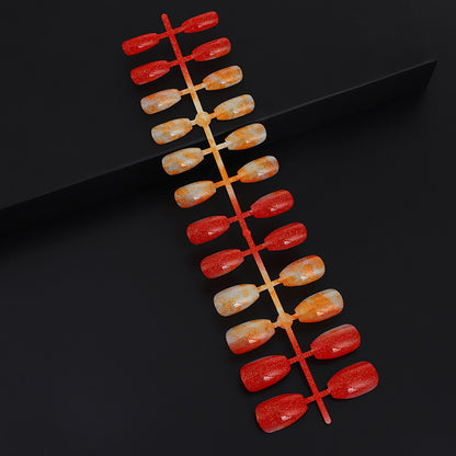 Luxury glitter design artificial nails Acalora