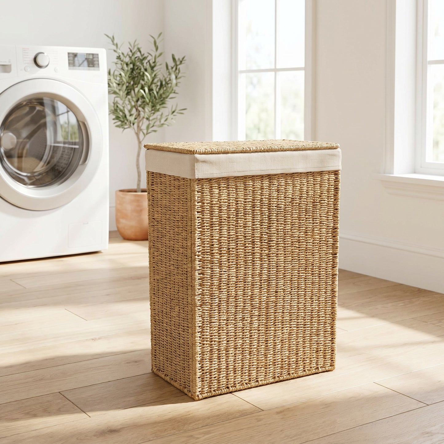 Woven Laundry Basket Acalora