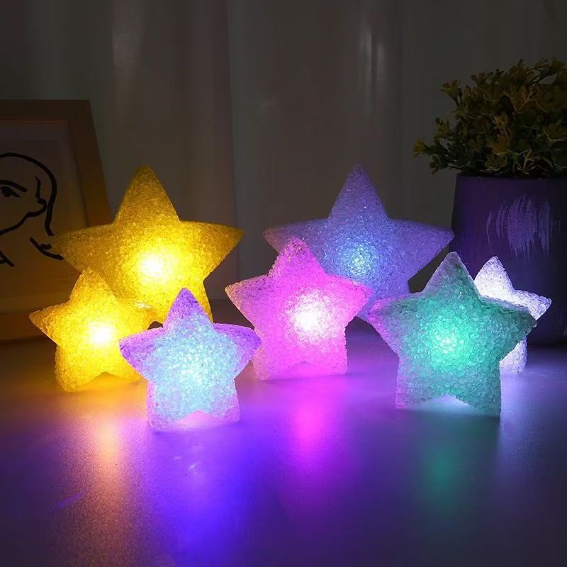 LED Frosted Acrylic Star Ambient Night Lamp Acalora
