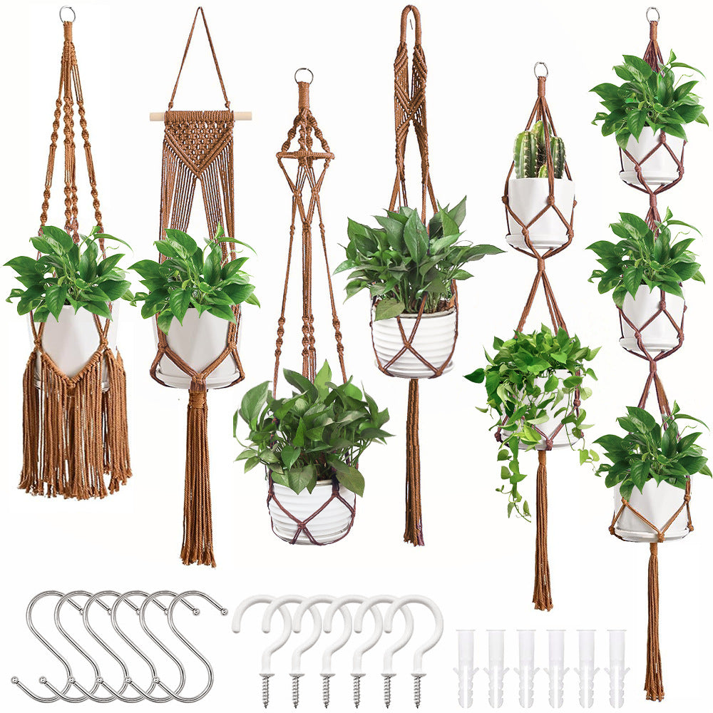 Macrame Plant Hanger Set Acalora