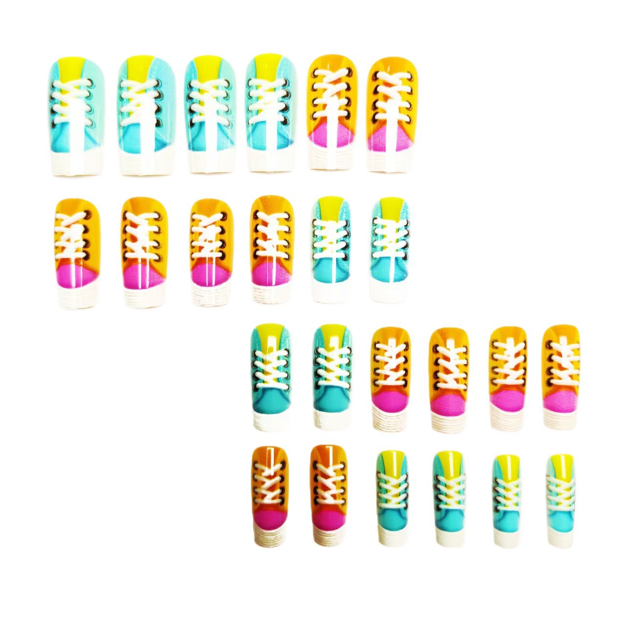 Fun Creative Sneaker Nail Art Acalora