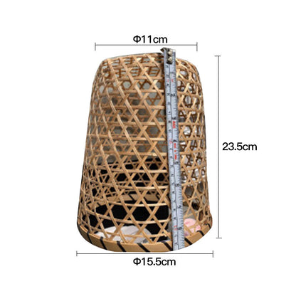 Artful Rattan Table Lamp Shade Acalora