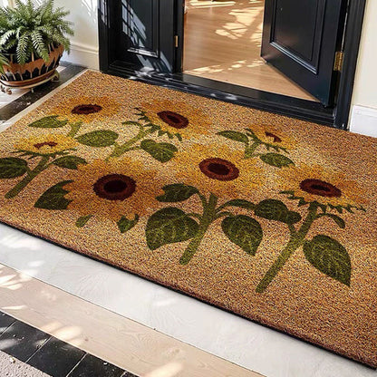 Artistic Cactus Welcome Mat