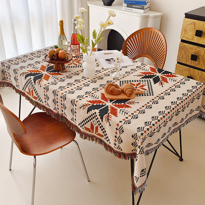 Artistic Cartoon-Inspired Tablecloth