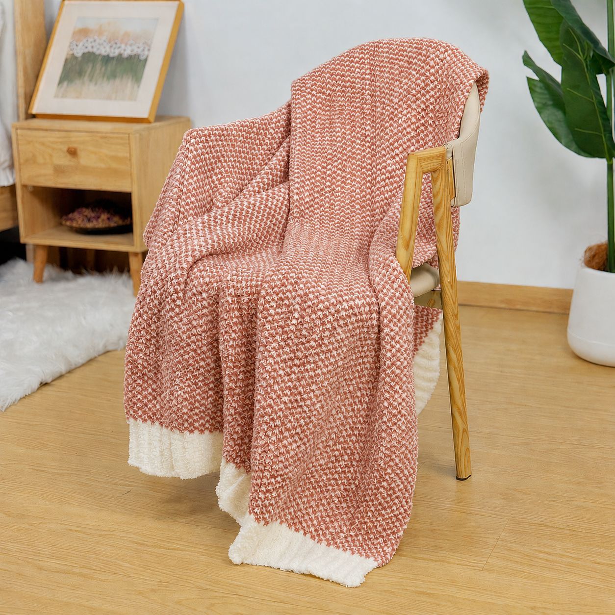 Home Cozy Knitted Blanket
