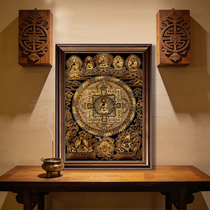 Intricate Religious Canvas Artwork