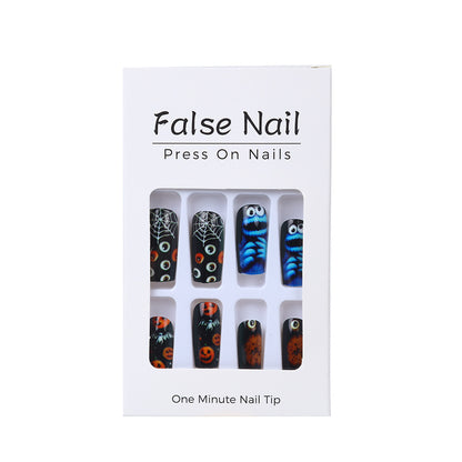 Creative Halloween-style art nails Acalora