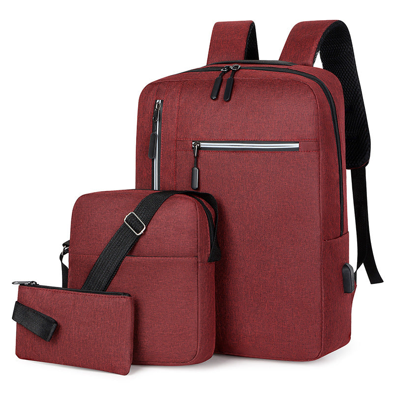 Versatile Multi-Compartment Backpack Set Acalora