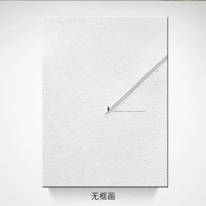 Minimalist Textured Relief Canvas Artwork