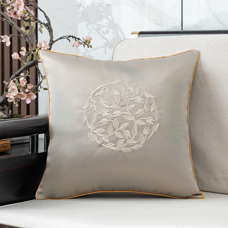 Decorative Embroidered Throw Pillow