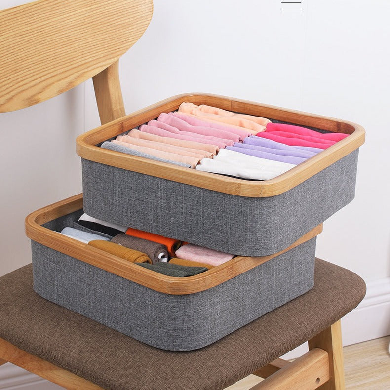 Practical storage basket with compartments Acalora