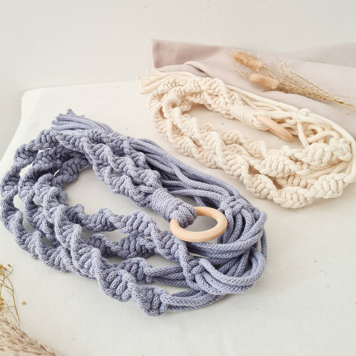 Macrame Wall Hanging Decor with Braided Design Acalora