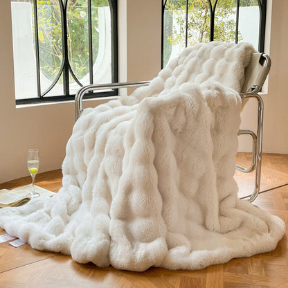 Luxurious Textured Soft Throw Blanket