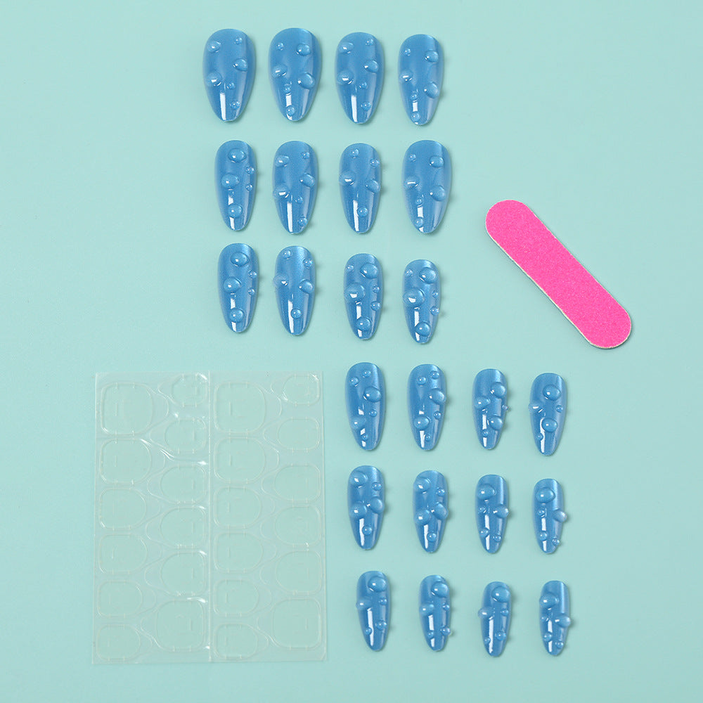 Artificial nails in stylish drip design Acalora
