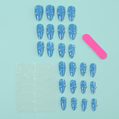 Artificial nails in stylish drip design Acalora