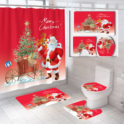 Festive Christmas Bathroom Set