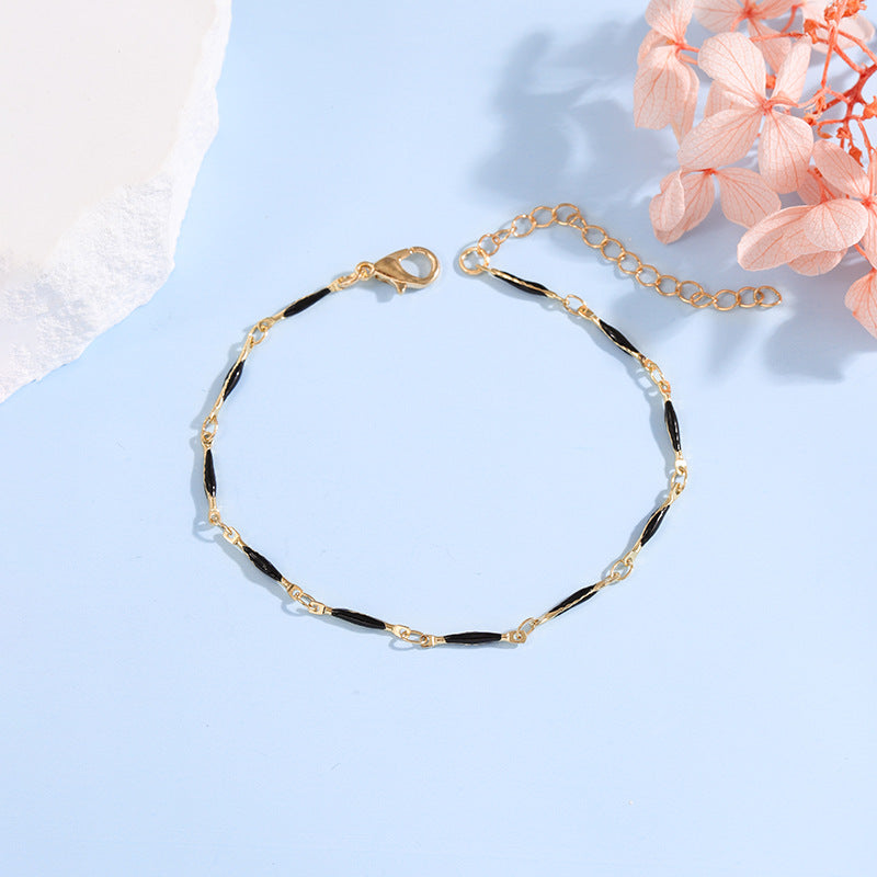 Elegant Adjustable Gemstone Chain Bracelet Acalora