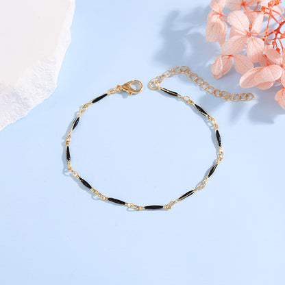 Elegant Adjustable Gemstone Chain Bracelet Acalora