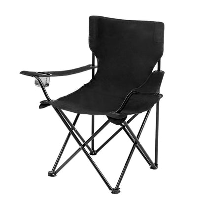 Ladies folding chair with extra comfort and cup holder Bowlift