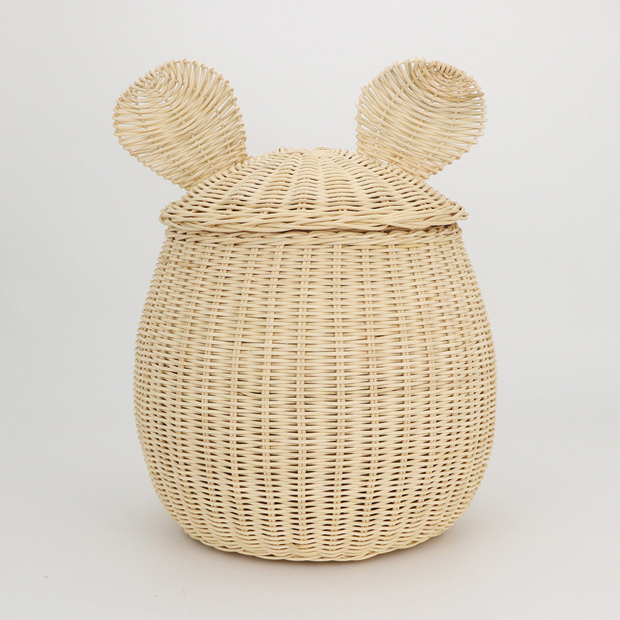 Playful Woven Storage Container Acalora
