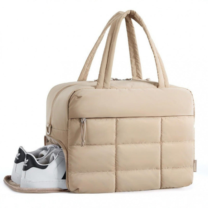 Multi-Functional Quilted Gym Duffel Bag Acalora