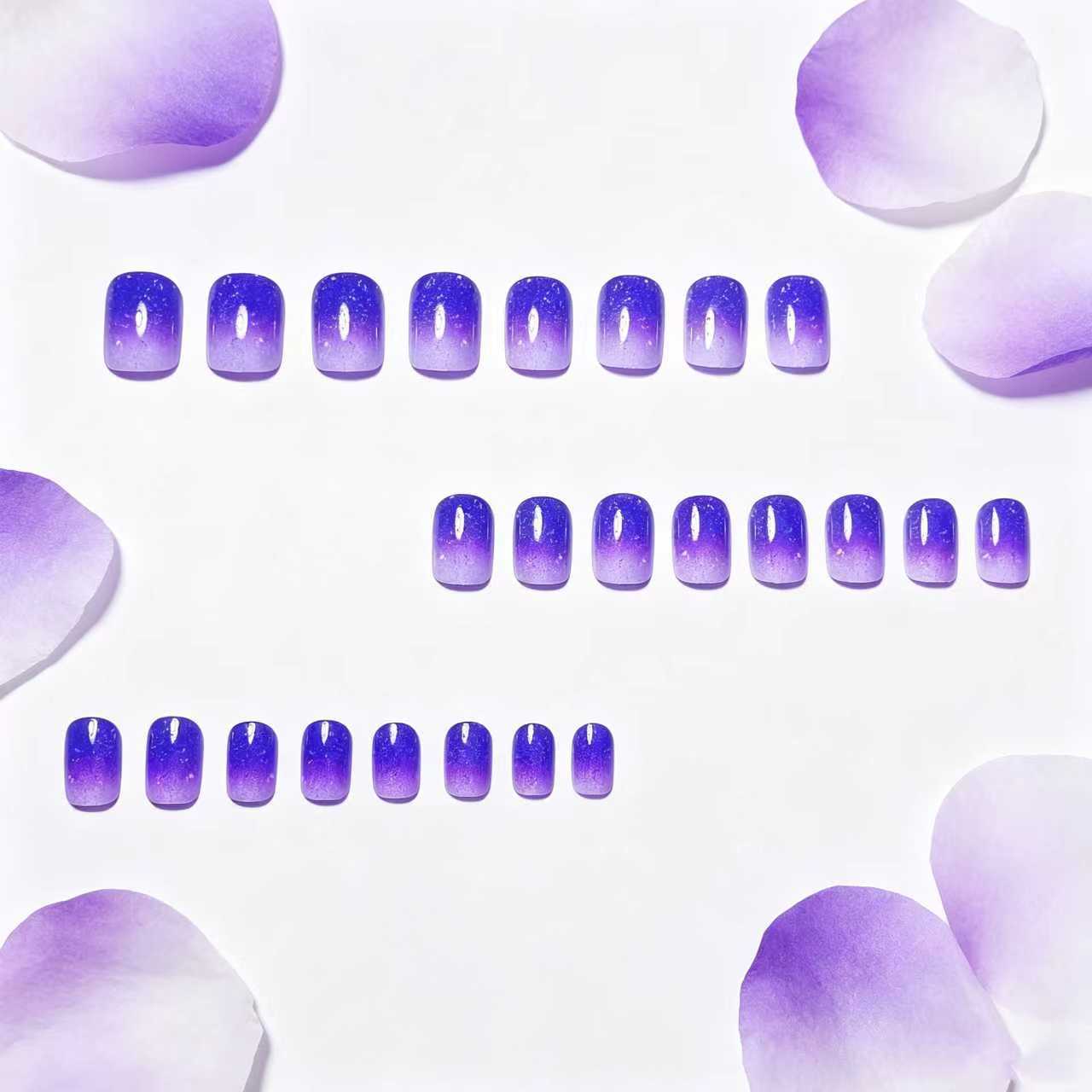Elegant Ombre Glitter Acrylic Nail Art Acalora