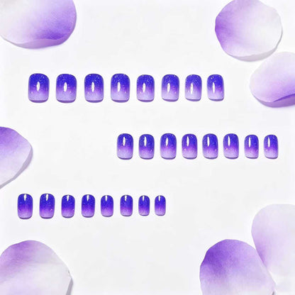 Elegant Ombre Glitter Acrylic Nail Art Acalora