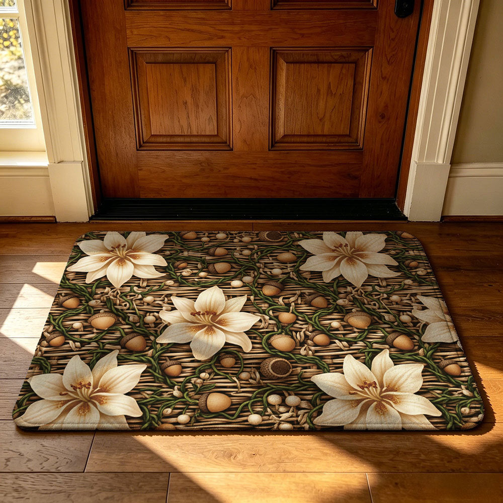 Unisex Decorative Football-Themed Area Mat